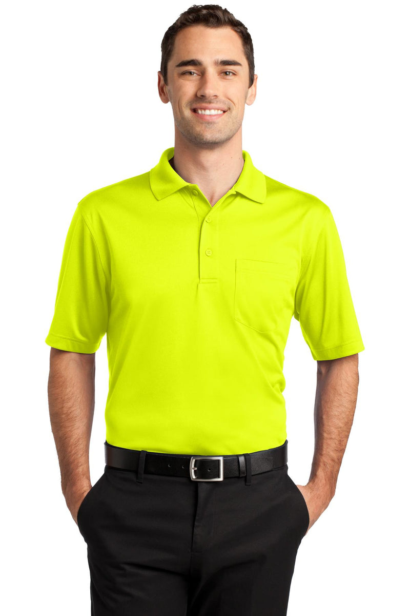 CornerStone Select Snag-Proof Pocket Polo - Safety Yellow