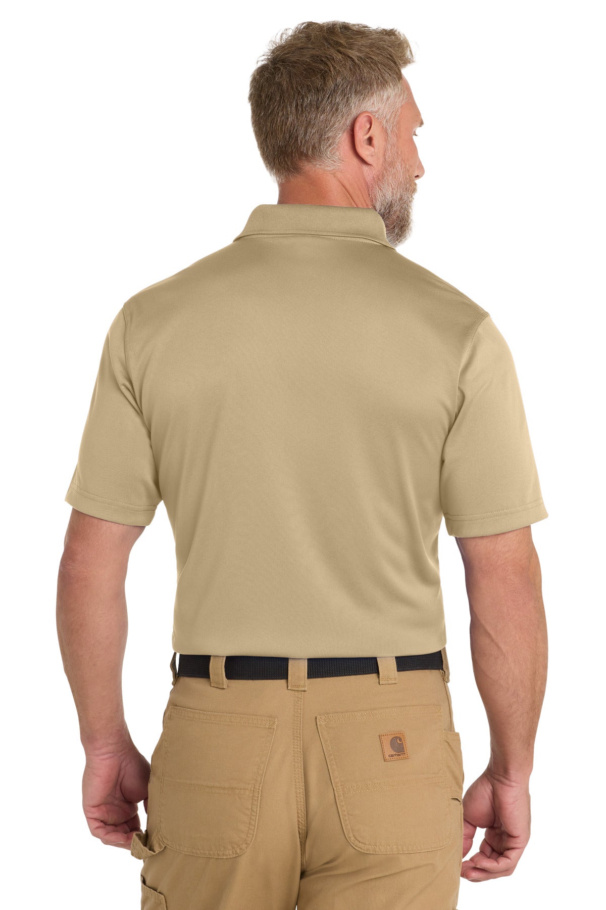 CornerStone Select Snag-Proof Pocket Polo - Tan