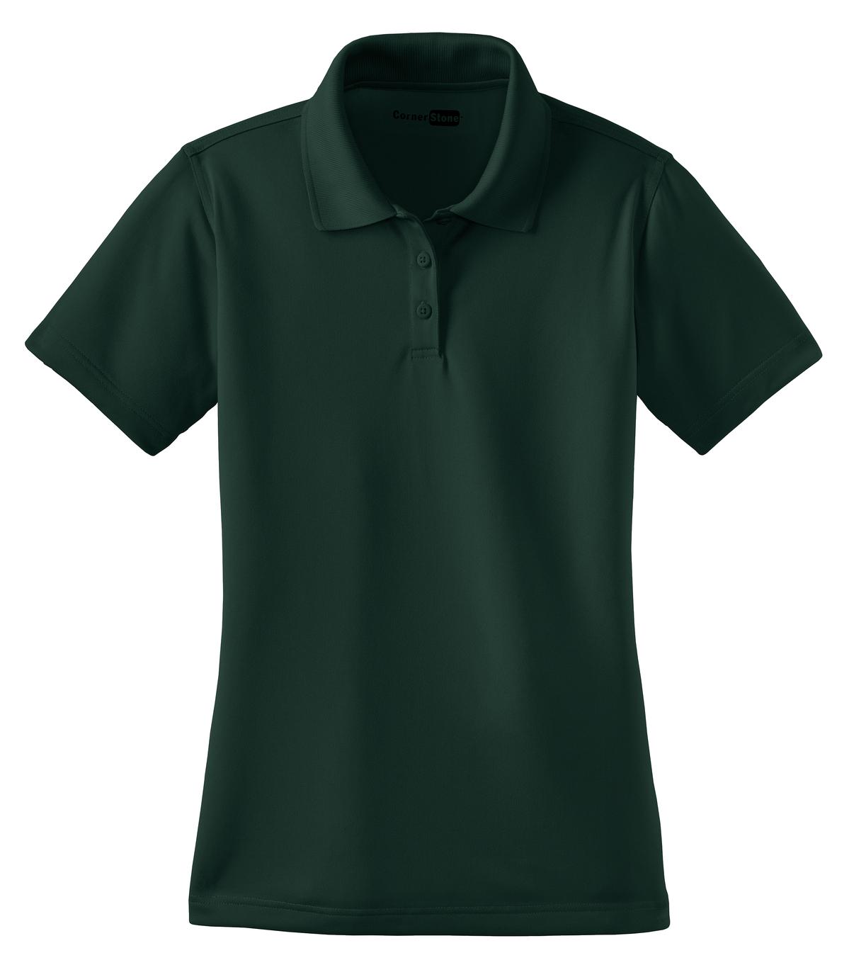 CornerStone Women's Select Snag-Proof Polo - Dark Green