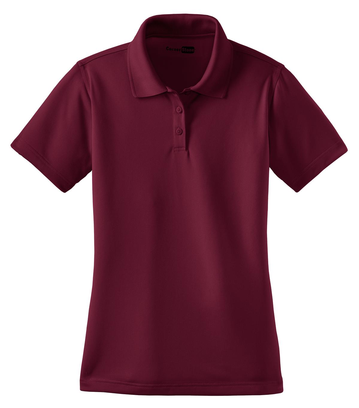 CornerStone Women's Select Snag-Proof Polo - Maroon