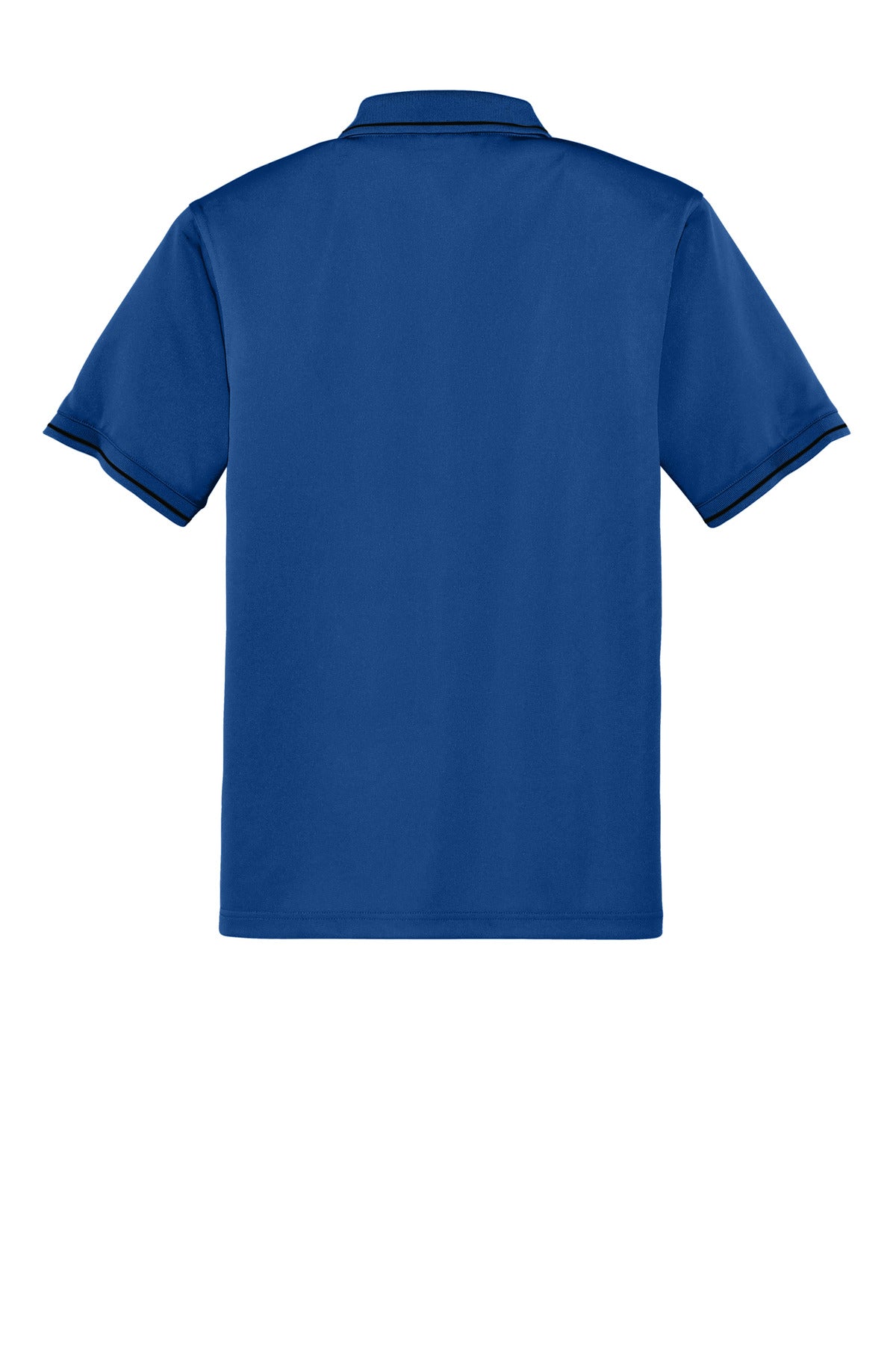 CornerStone Select Snag-Proof Tipped Pocket Polo - Royal/ Black