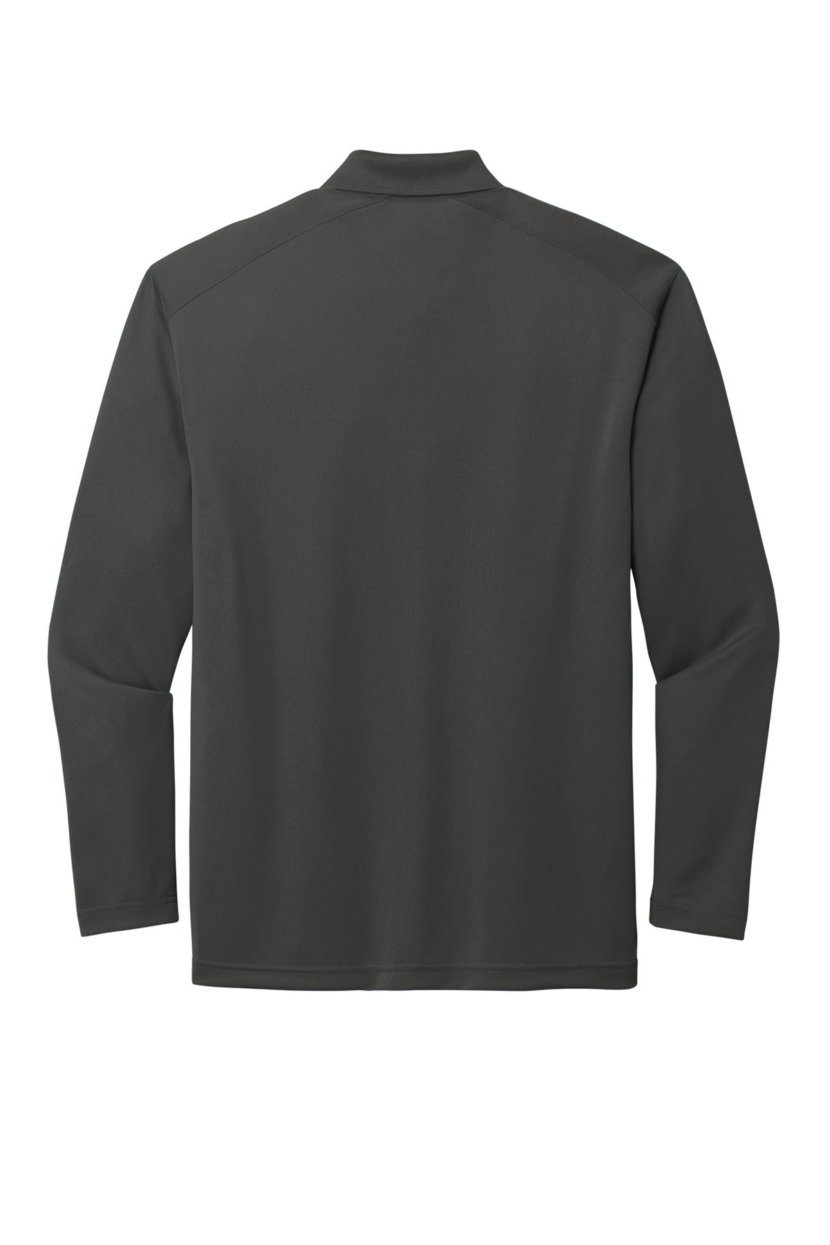 CornerStone Select Lightweight Snag-Proof Long Sleeve Polo - Charcoal