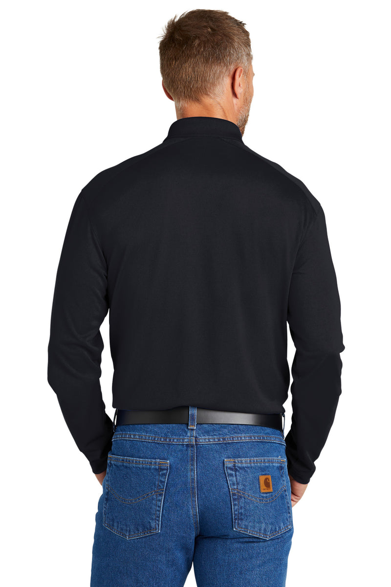 CornerStone Select Lightweight Snag-Proof Long Sleeve Polo - Dark Navy