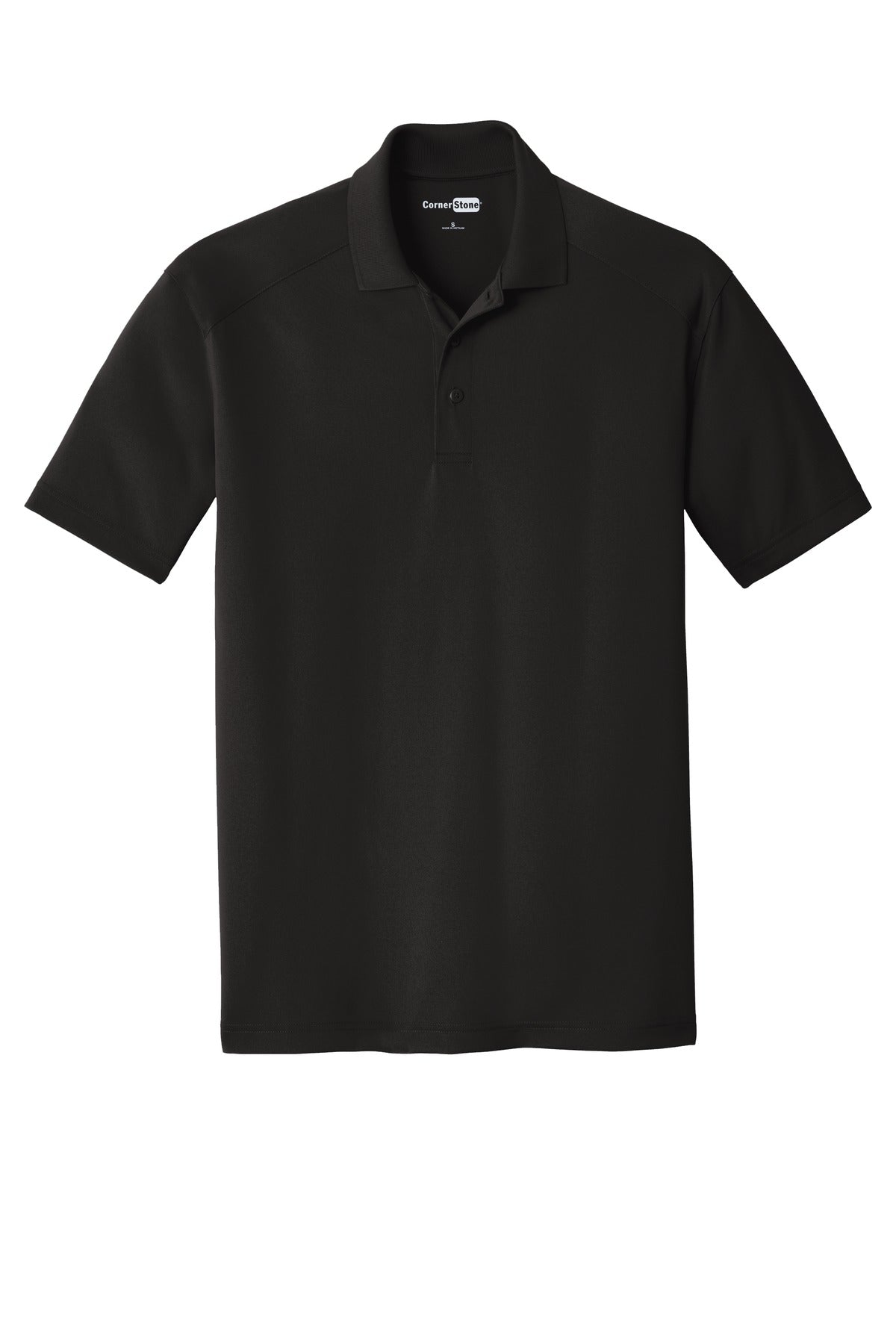 CornerStone Select Lightweight Snag-Proof Polo - Black