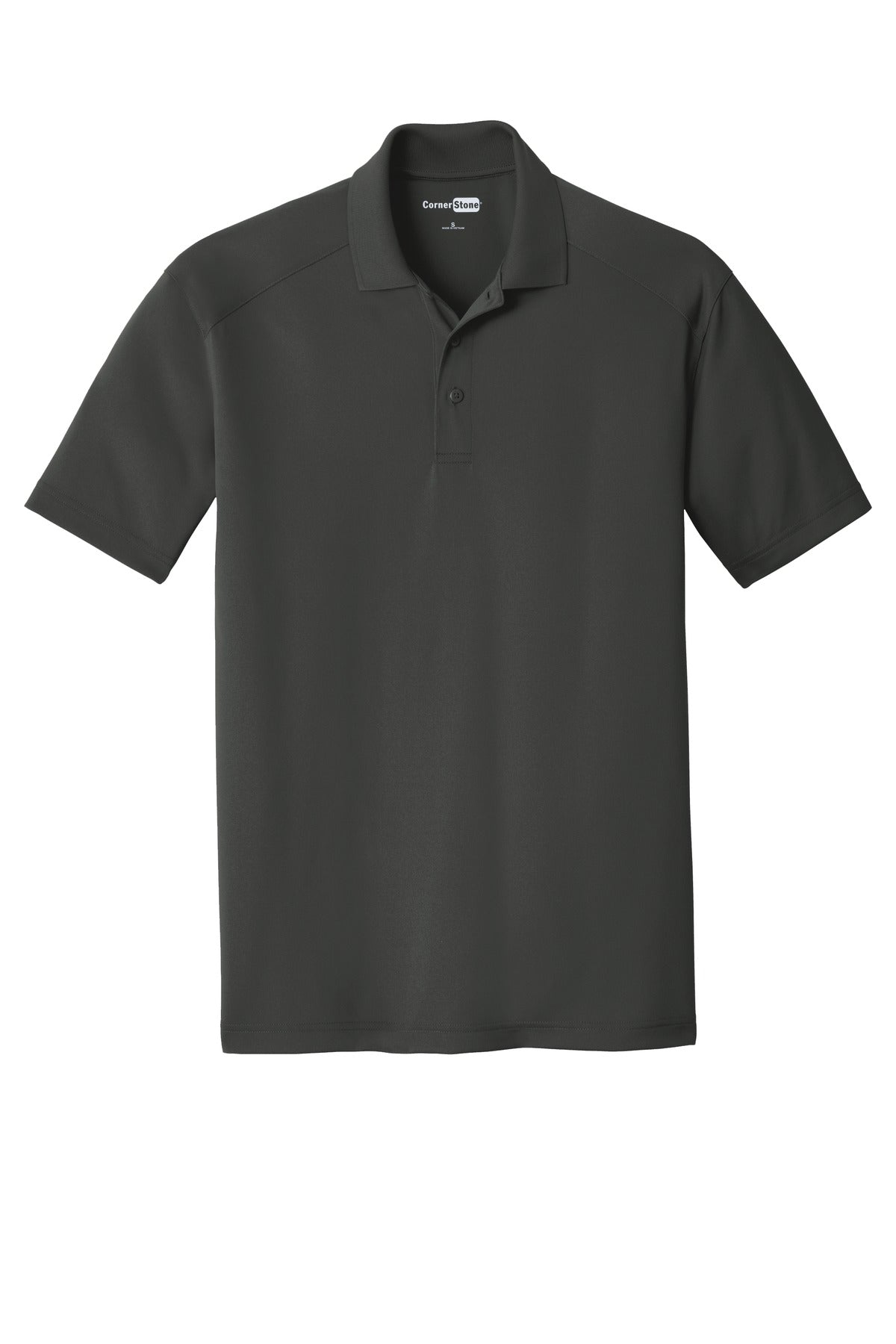 CornerStone Select Lightweight Snag-Proof Polo - Charcoal
