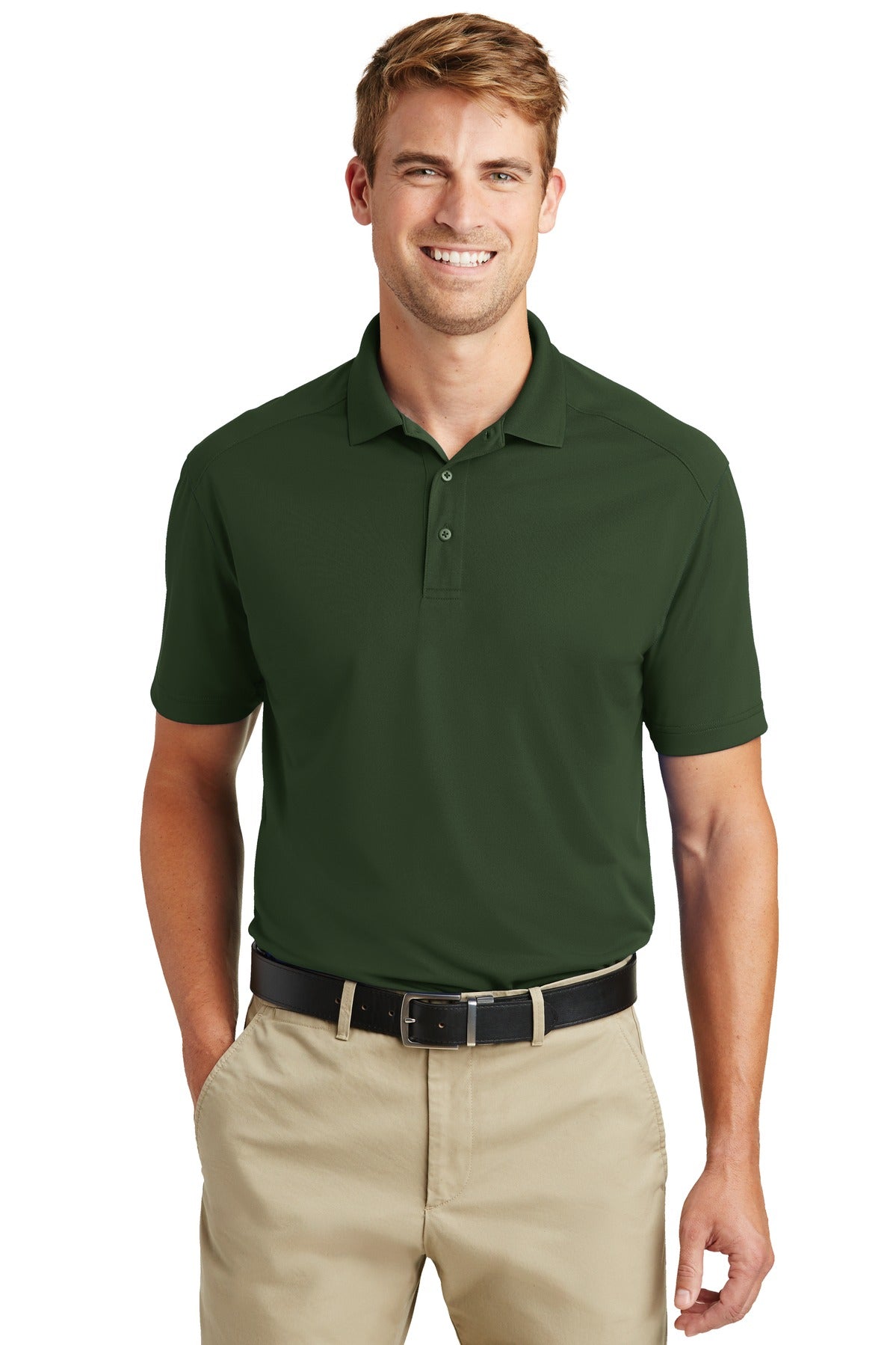 CornerStone Select Lightweight Snag-Proof Polo - Dark Green