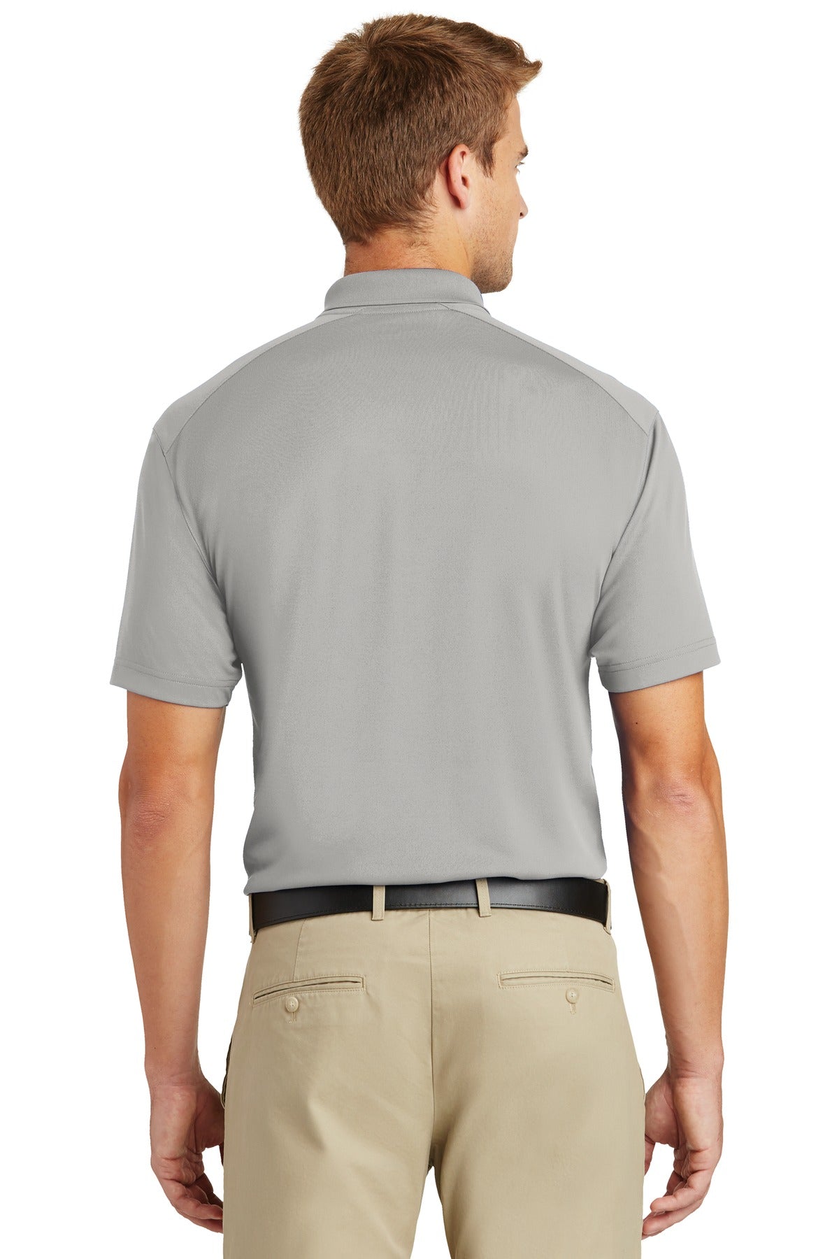 CornerStone Select Lightweight Snag-Proof Polo - Light Grey