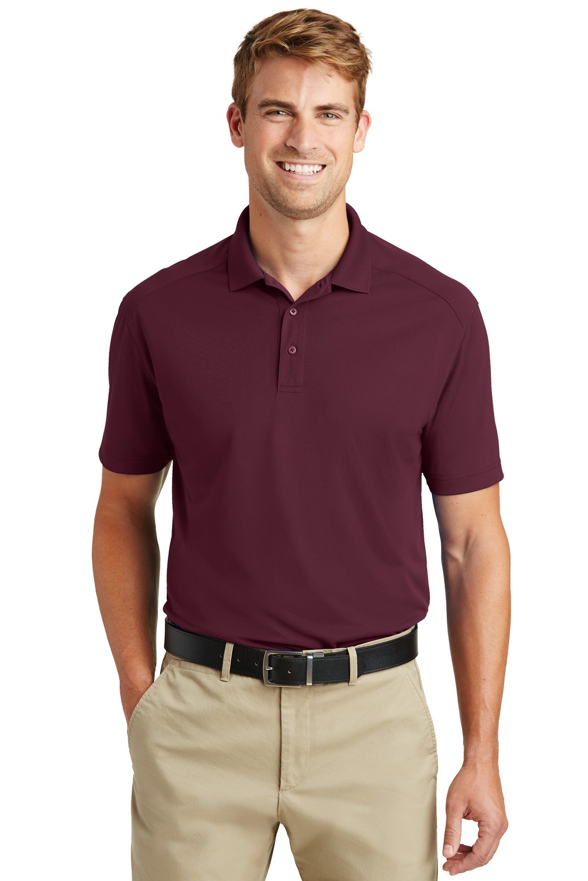CornerStone Select Lightweight Snag-Proof Polo - Maroon