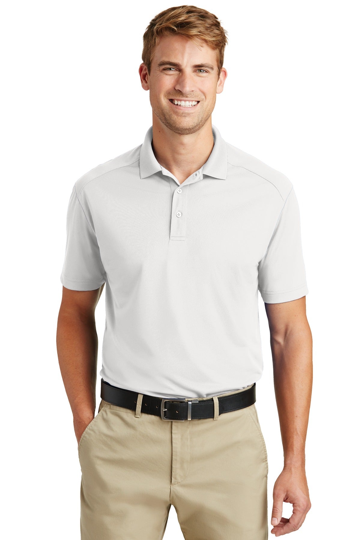 CornerStone Select Lightweight Snag-Proof Polo - White