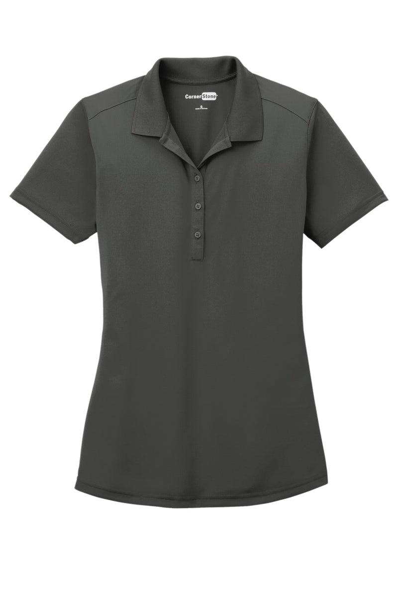 CornerStone Women's Select Lightweight Snag-Proof Polo - Charcoal
