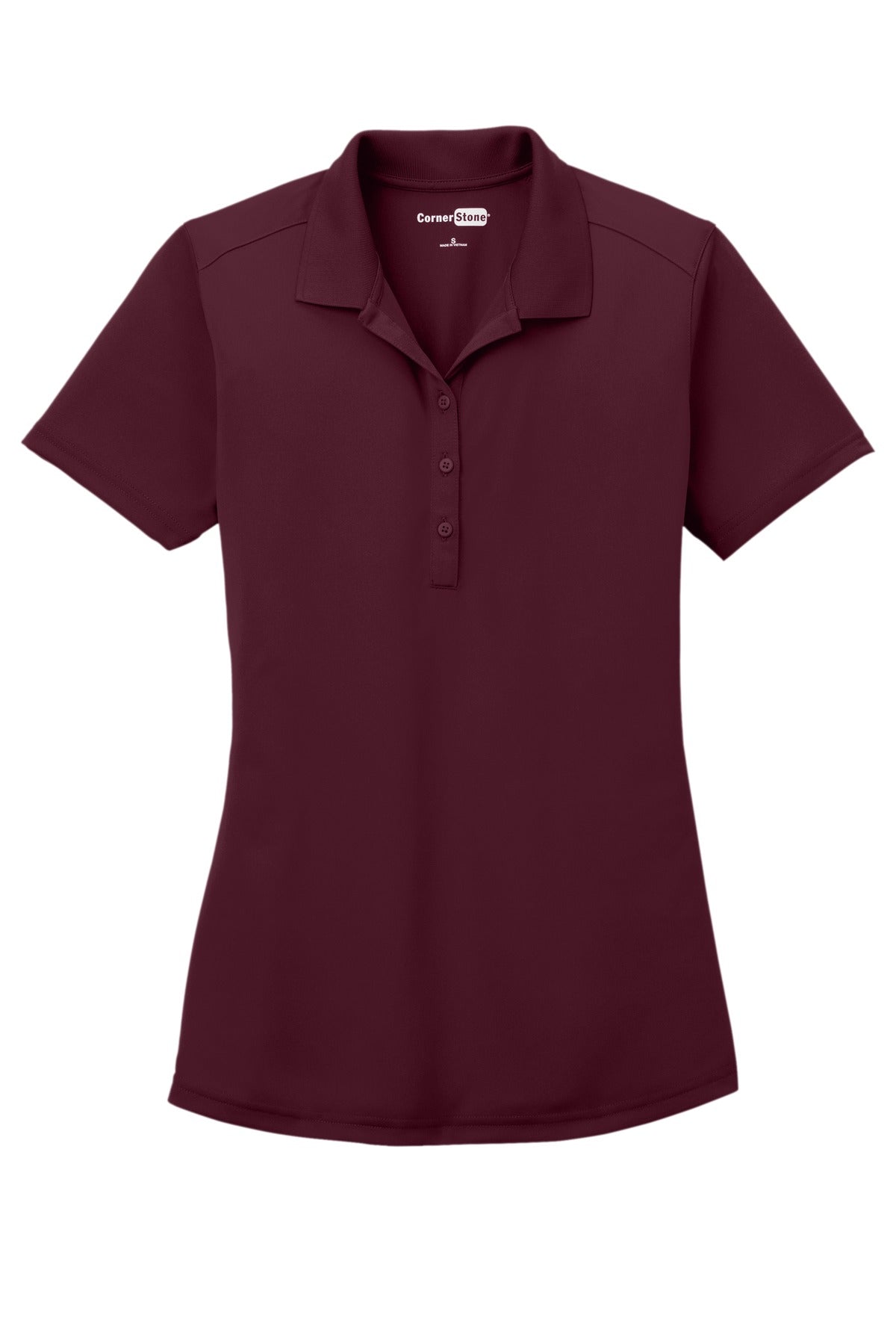 CornerStone Women's Select Lightweight Snag-Proof Polo - Maroon