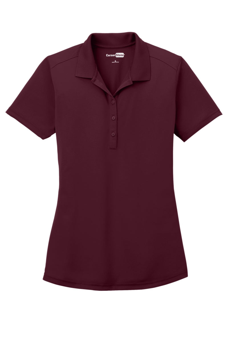 CornerStone Women's Select Lightweight Snag-Proof Polo - Maroon