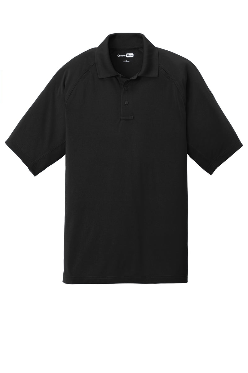 CornerStone  Select Lightweight Snag-Proof Tactical Polo - Black