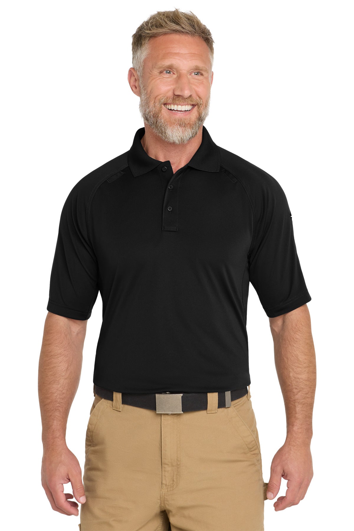 CornerStone  Select Lightweight Snag-Proof Tactical Polo - Black