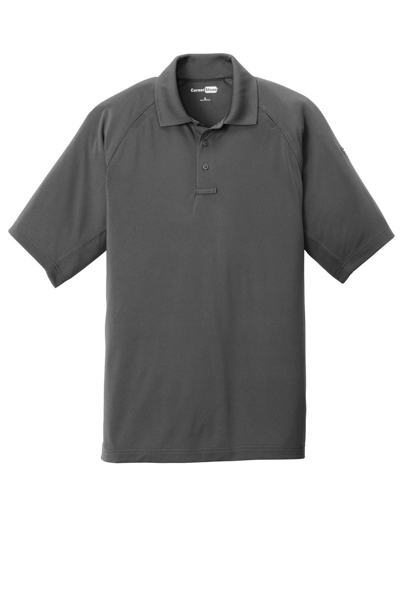 CornerStone  Select Lightweight Snag-Proof Tactical Polo - Charcoal