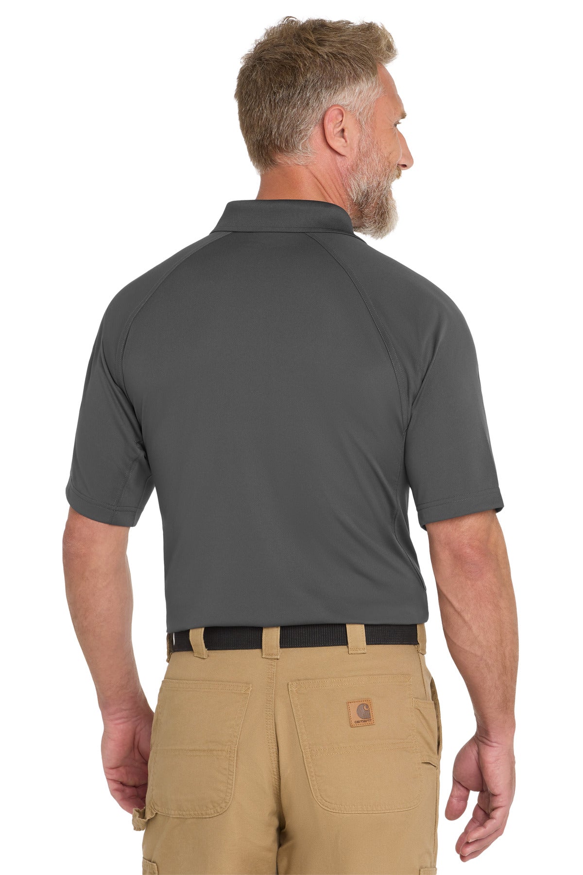 CornerStone  Select Lightweight Snag-Proof Tactical Polo - Charcoal