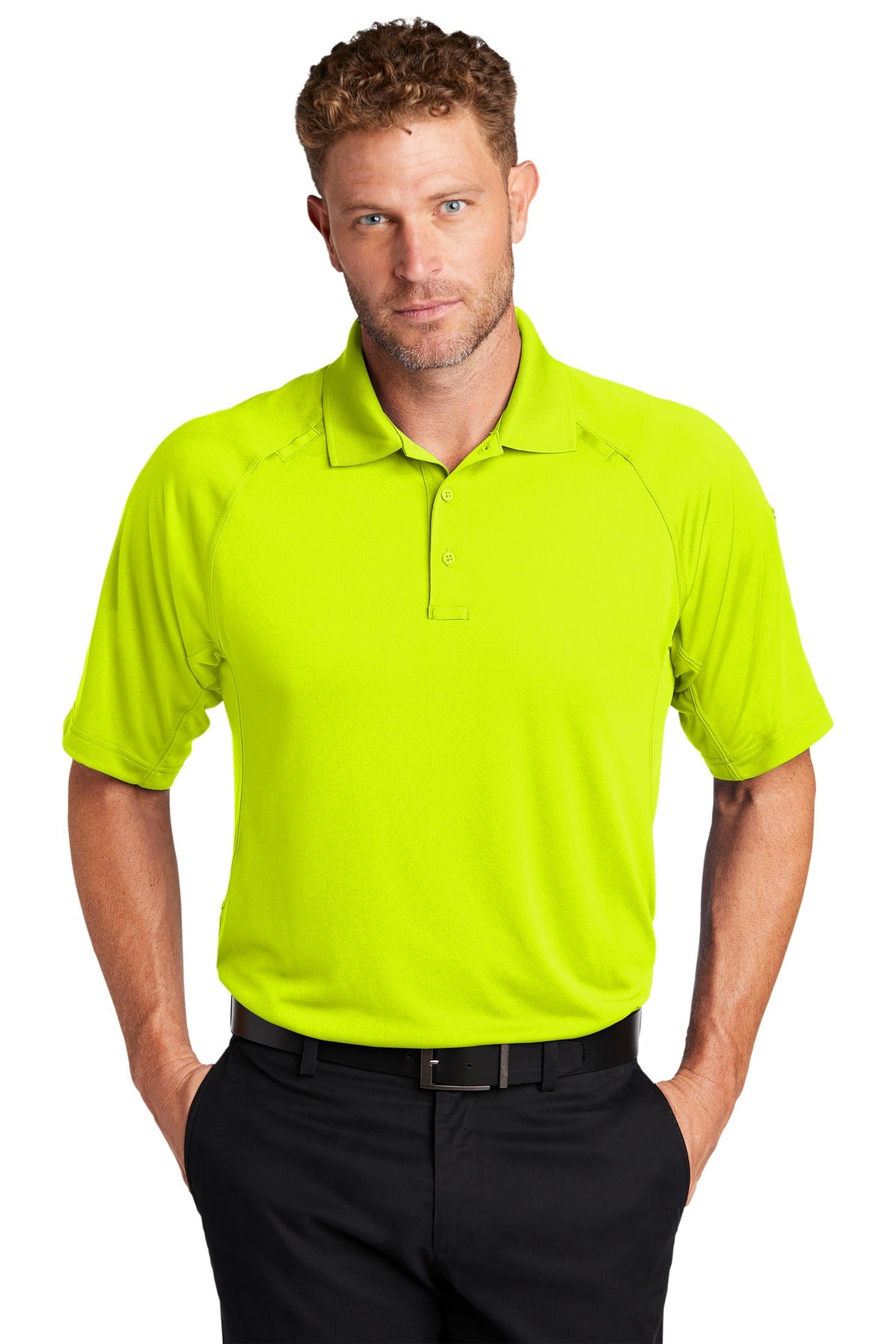 CornerStone  Select Lightweight Snag-Proof Tactical Polo - Safety Yellow