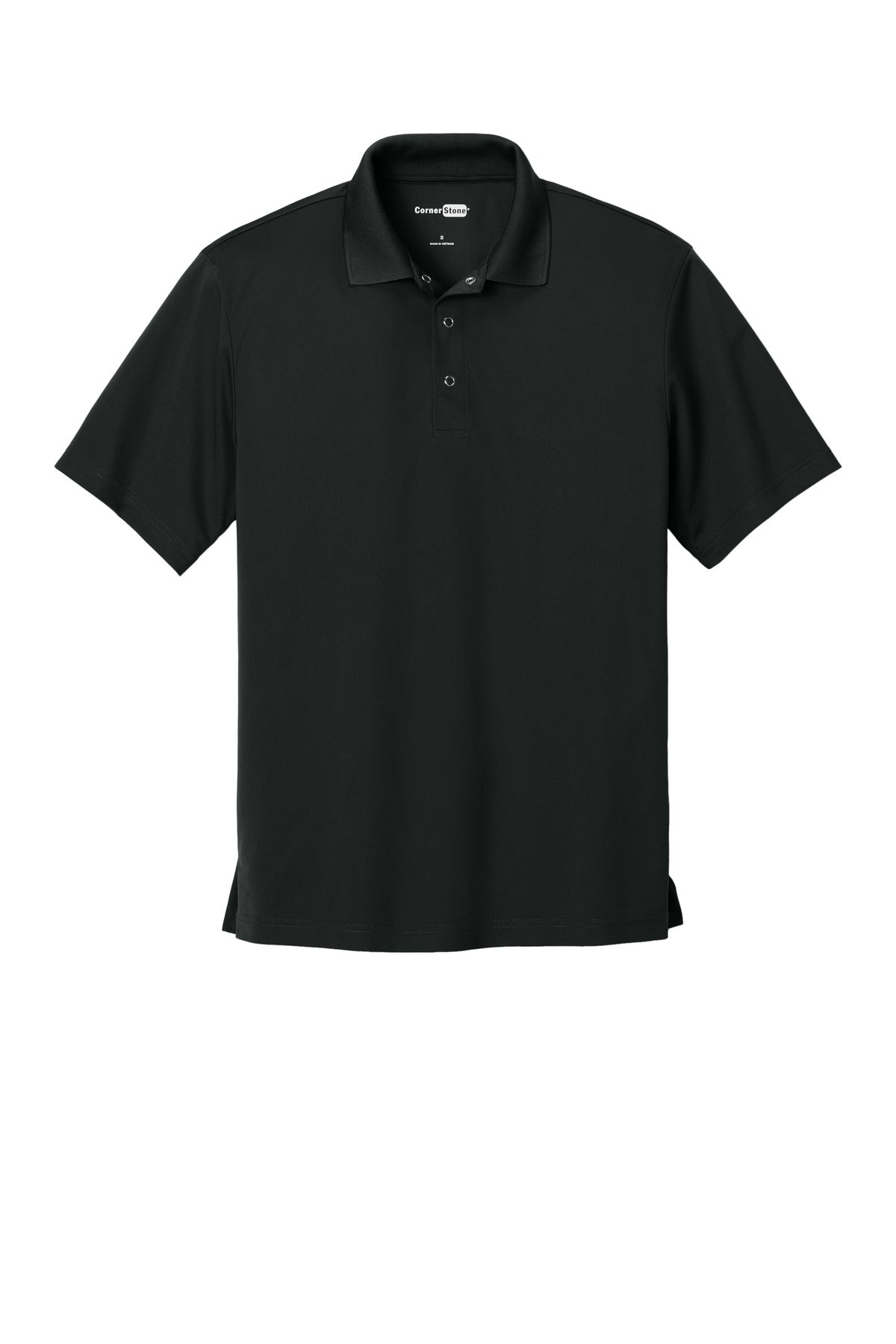 CornerStone Micropique Gripper Polo - Black