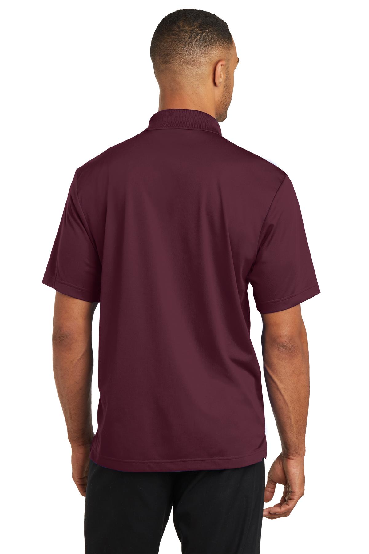 CornerStone Micropique Gripper Polo - Maroon