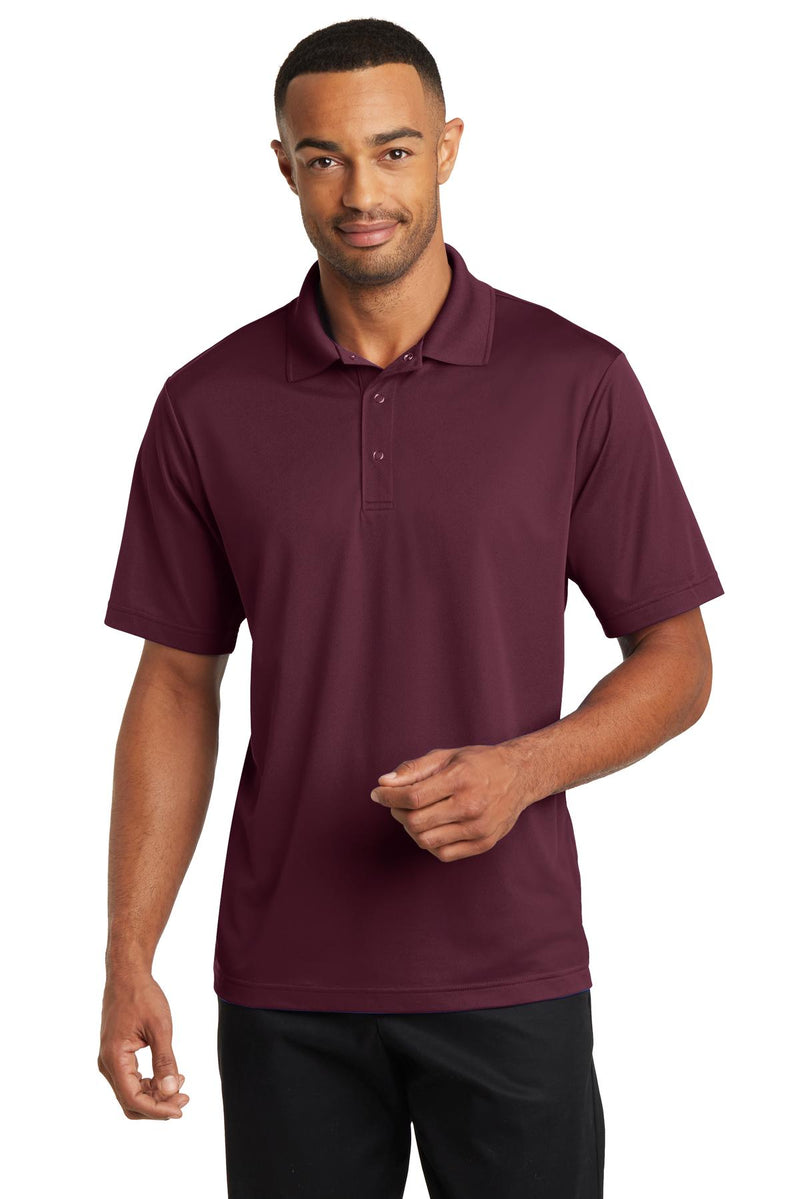 CornerStone Micropique Gripper Polo - Maroon