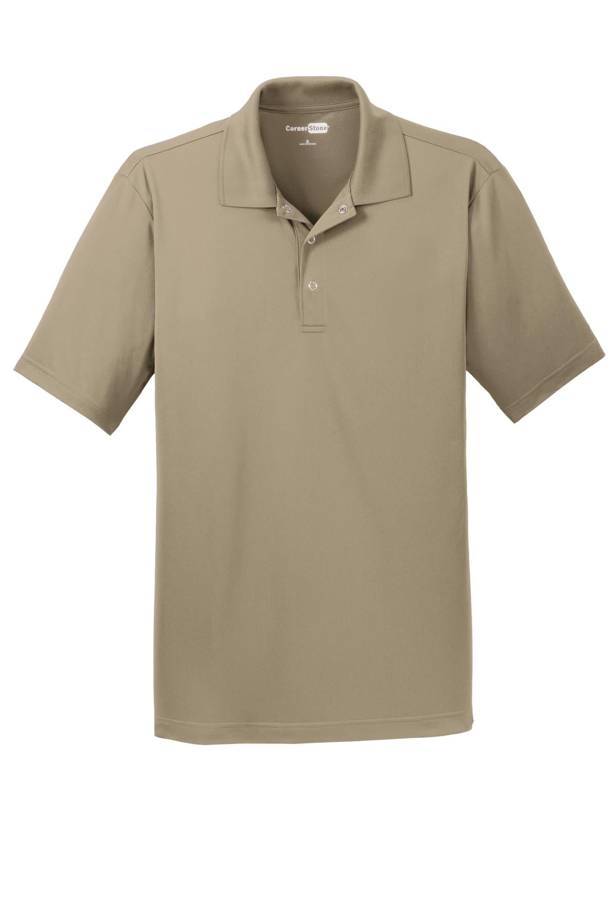 CornerStone Micropique Gripper Polo - Tan