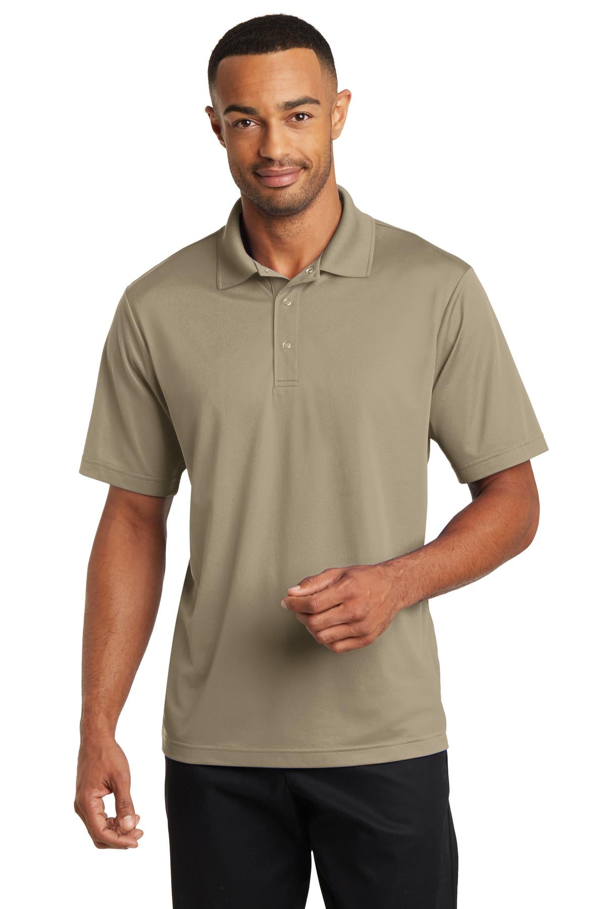 CornerStone Micropique Gripper Polo - Tan