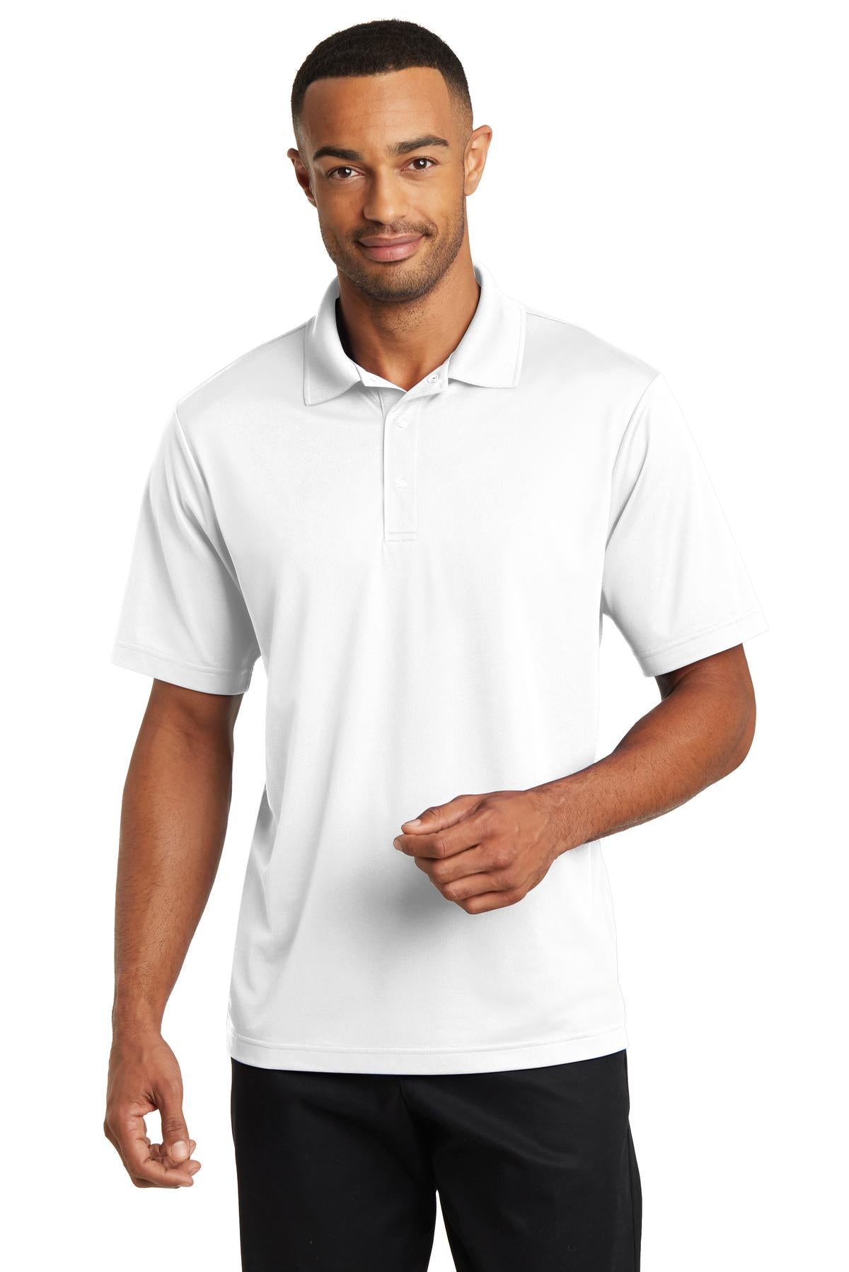 CornerStone Micropique Gripper Polo - White