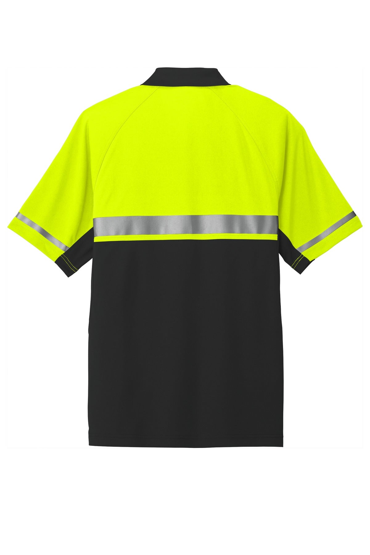 CornerStone  Select Lightweight Snag-Proof Enhanced Visibility Polo - Safety Yellow/ Black