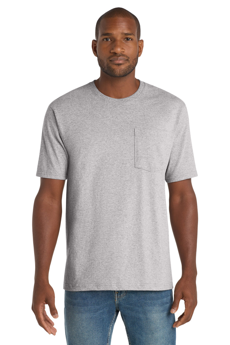 CornerStone  Workwear Pocket Tee - Heather Grey