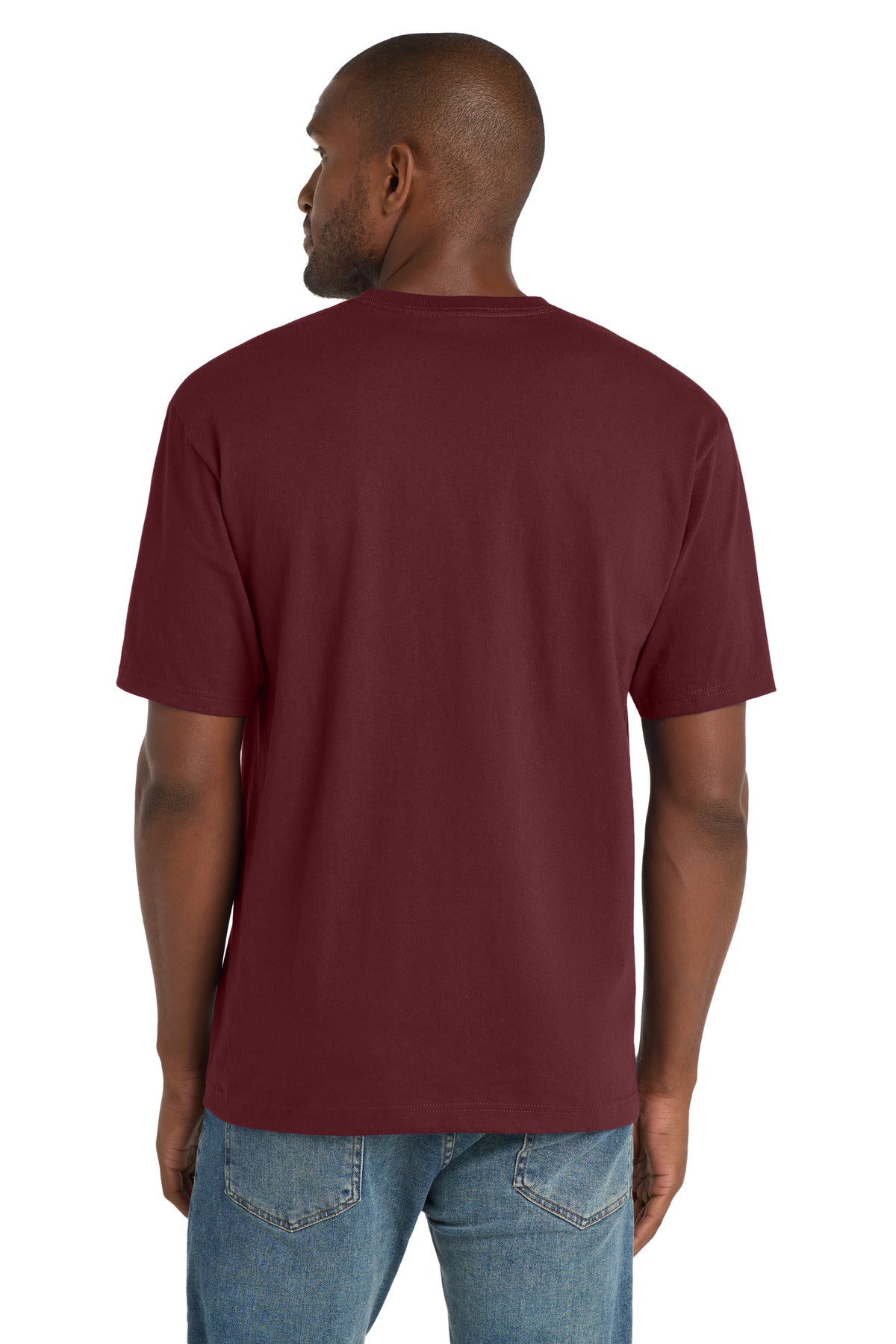 CornerStone  Workwear Pocket Tee - Maroon