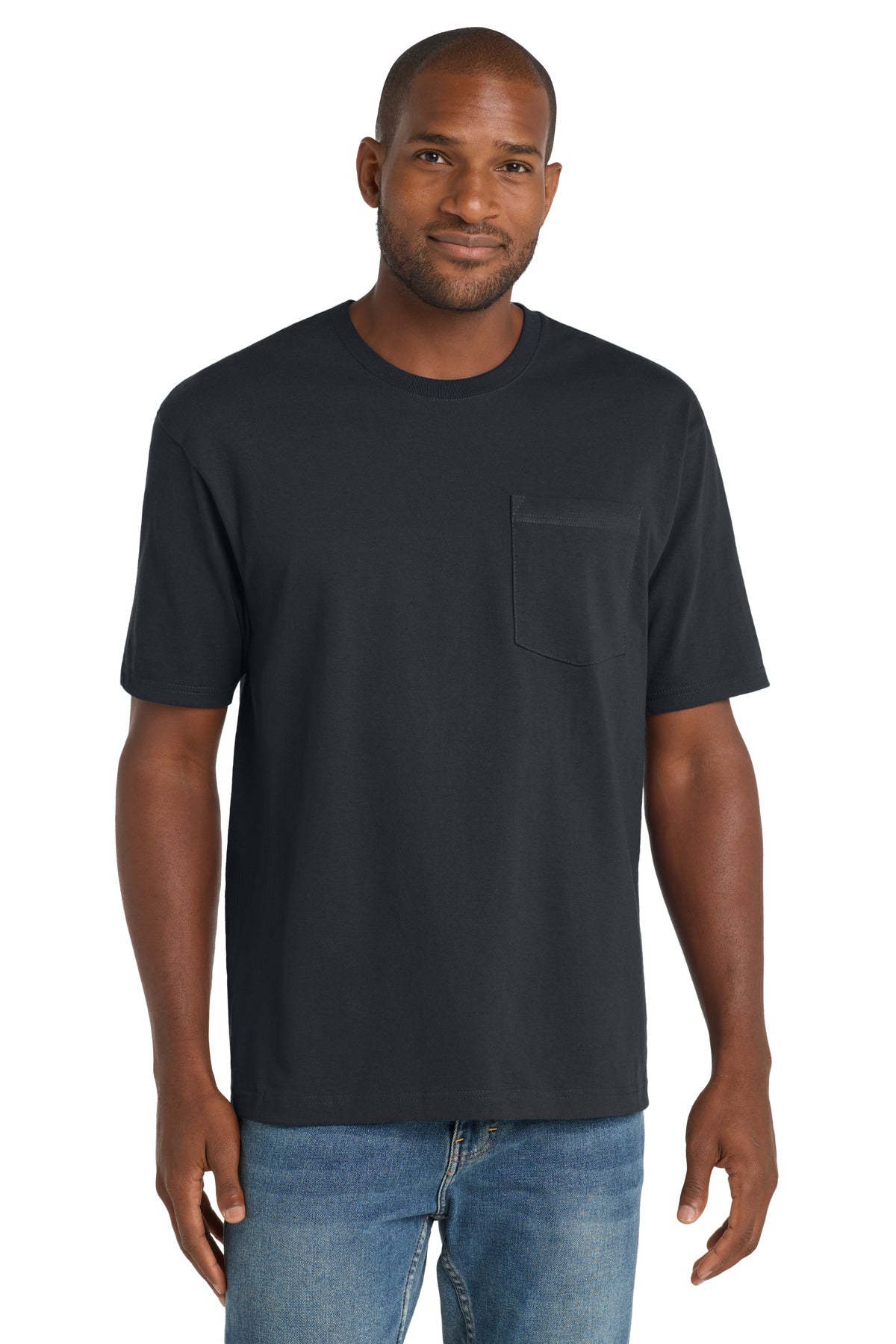CornerStone  Workwear Pocket Tee - Navy Blue