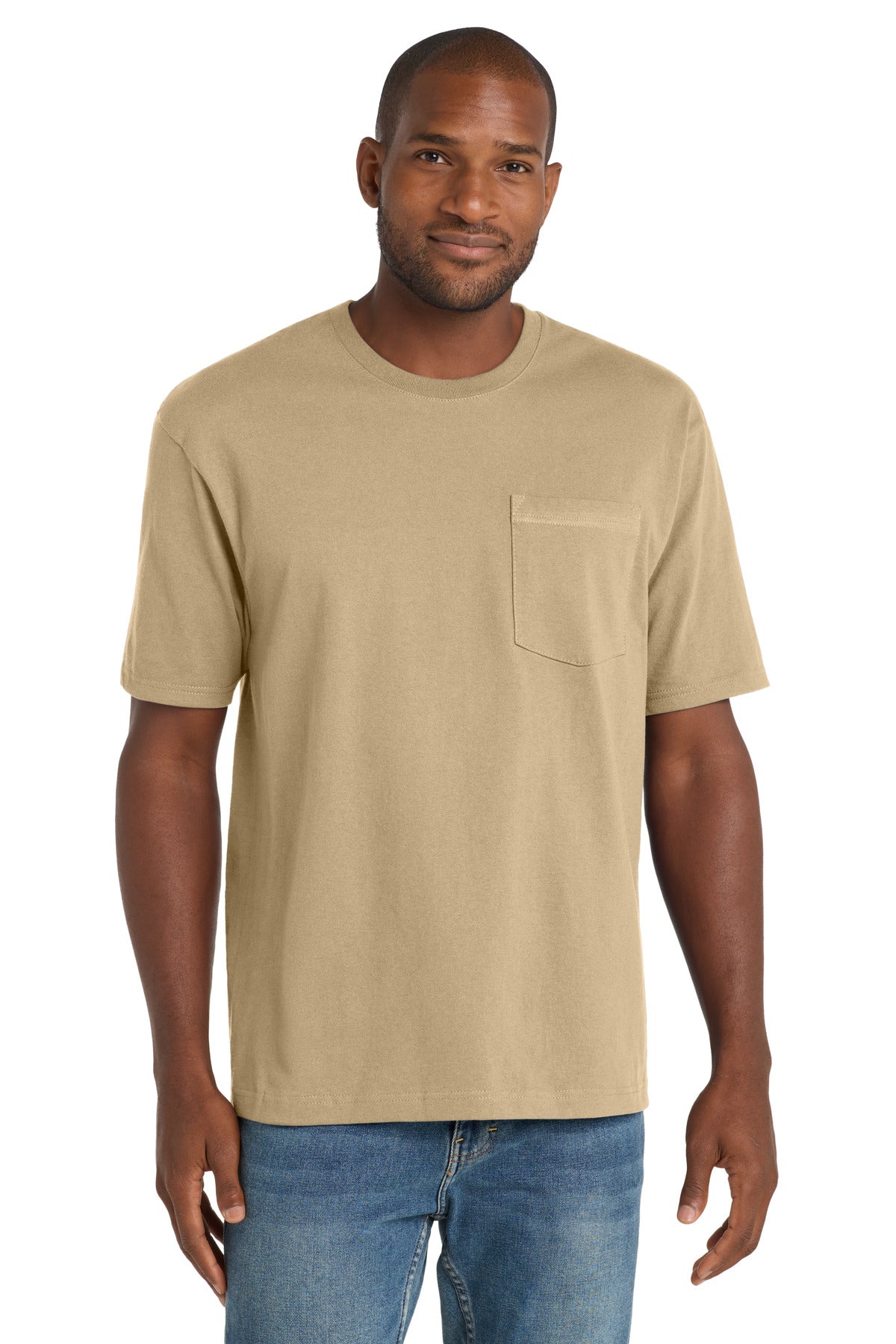 CornerStone  Workwear Pocket Tee - Tan