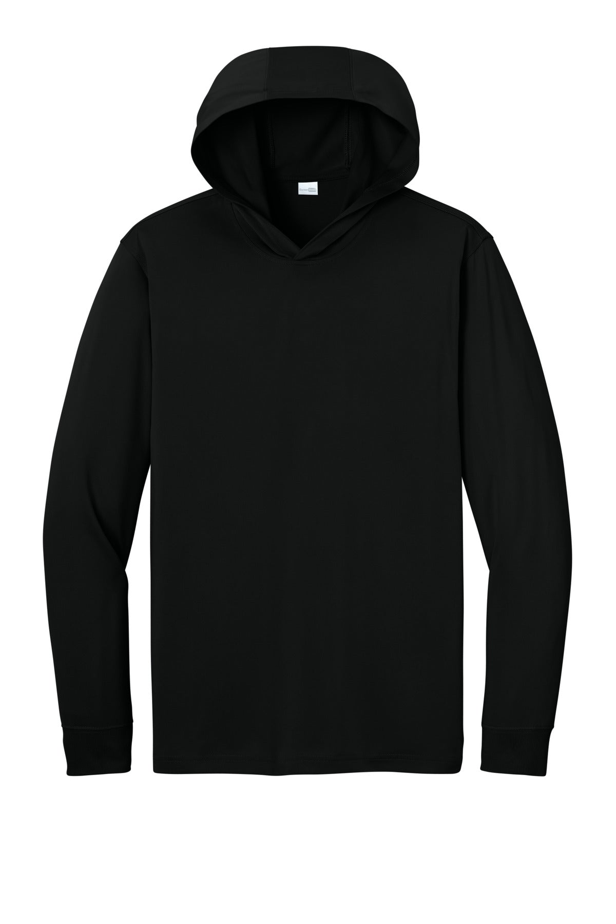 CornerStone Workwear Pro Long Sleeve Hooded Tee - Black