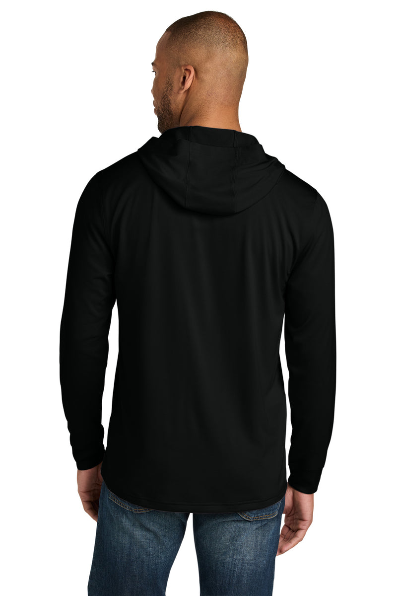 CornerStone Workwear Pro Long Sleeve Hooded Tee - Black