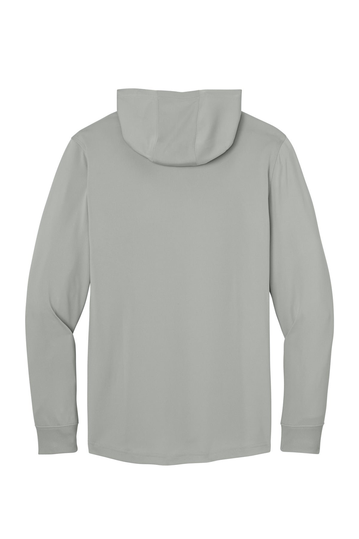 CornerStone Workwear Pro Long Sleeve Hooded Tee - Light Grey