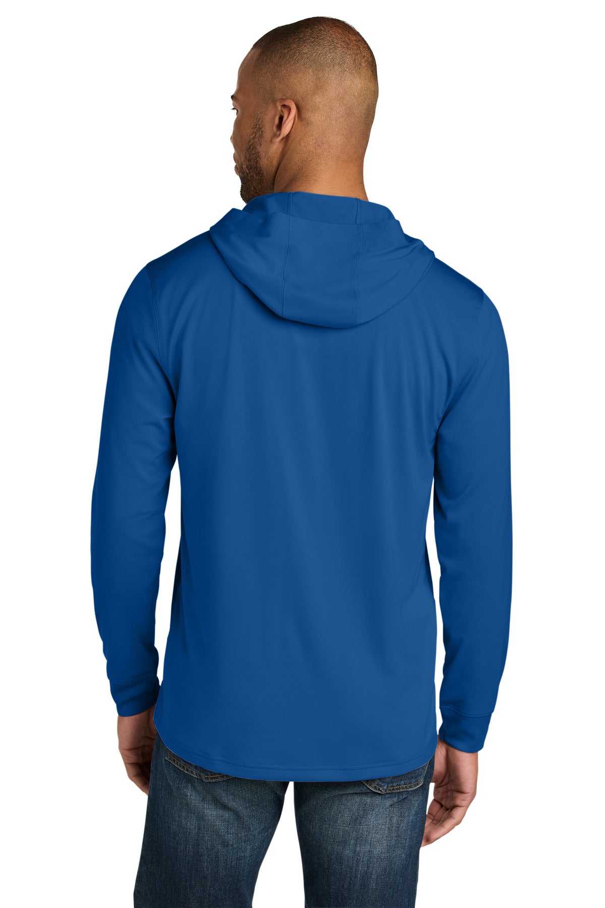 CornerStone Workwear Pro Long Sleeve Hooded Tee - Royal