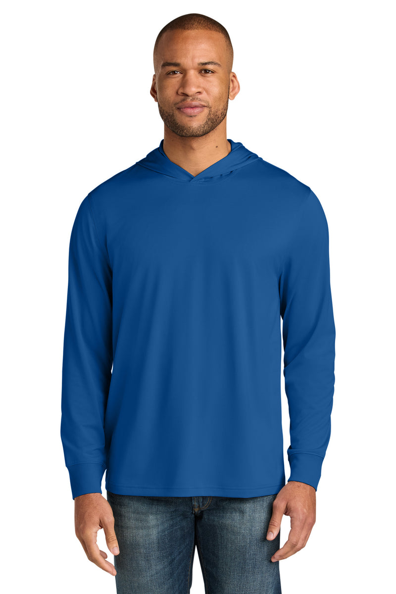 CornerStone Workwear Pro Long Sleeve Hooded Tee - Royal