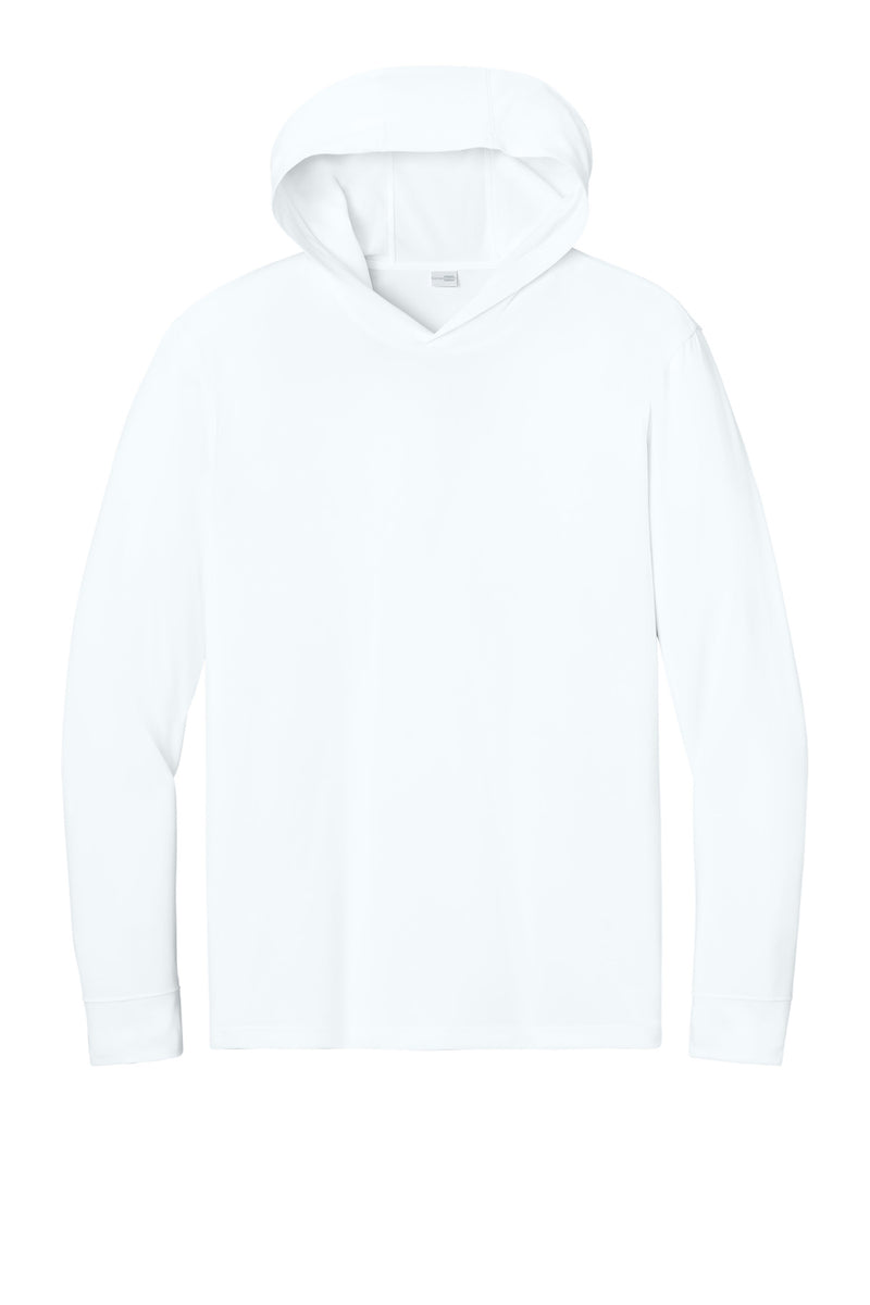 CornerStone Workwear Pro Long Sleeve Hooded Tee - White