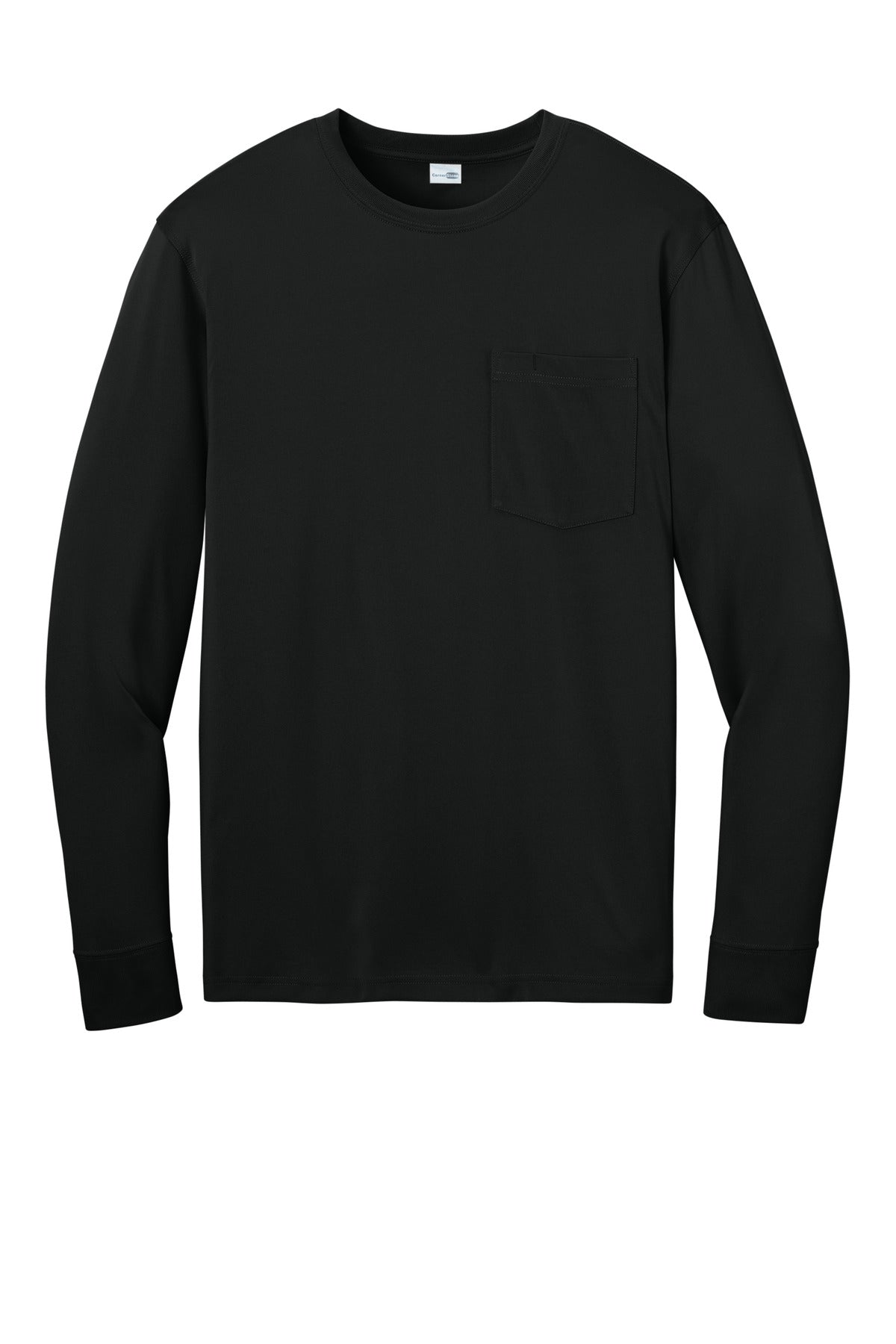 CornerStone Workwear Pro Long Sleeve Pocket Tee - Black