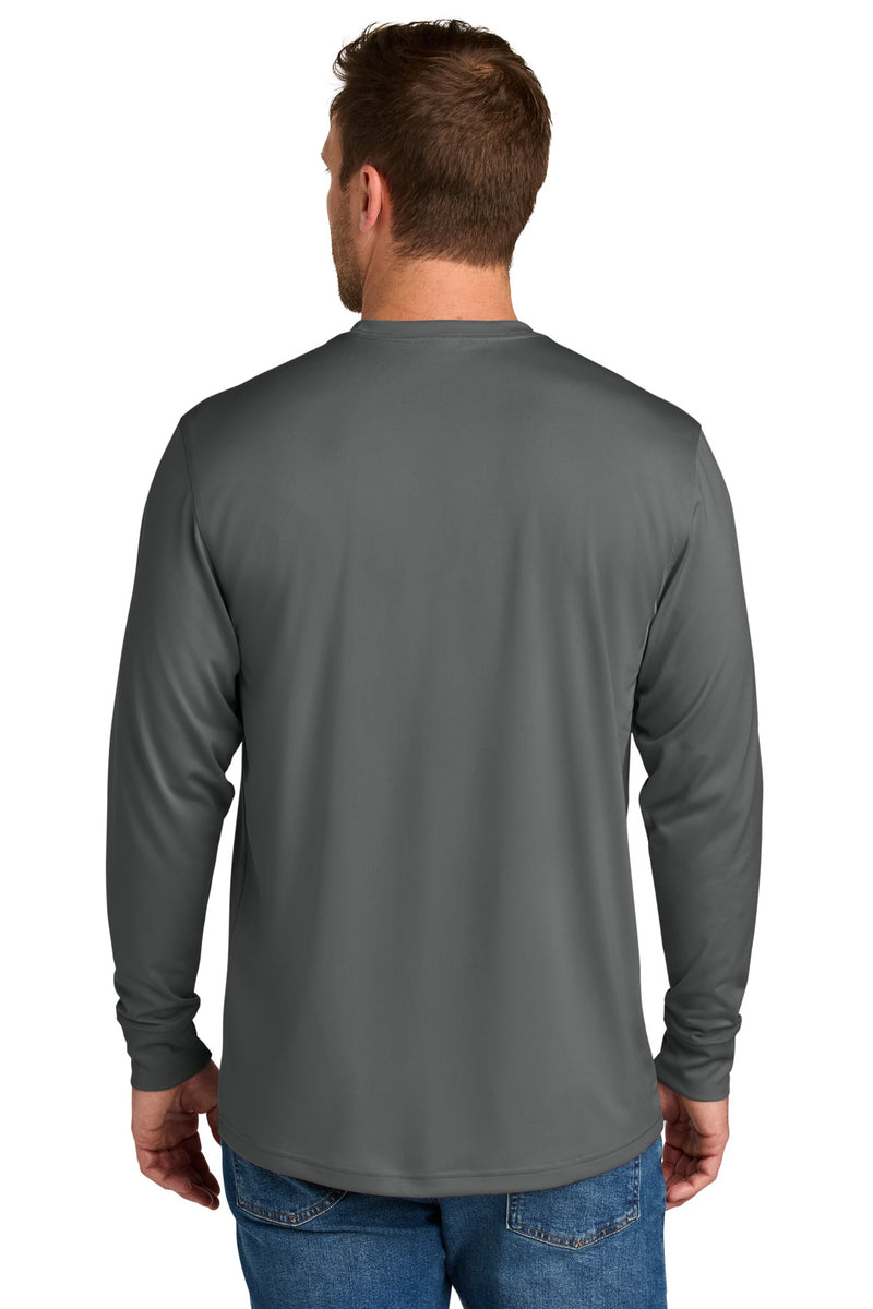 CornerStone Workwear Pro Long Sleeve Pocket Tee - Metal Grey