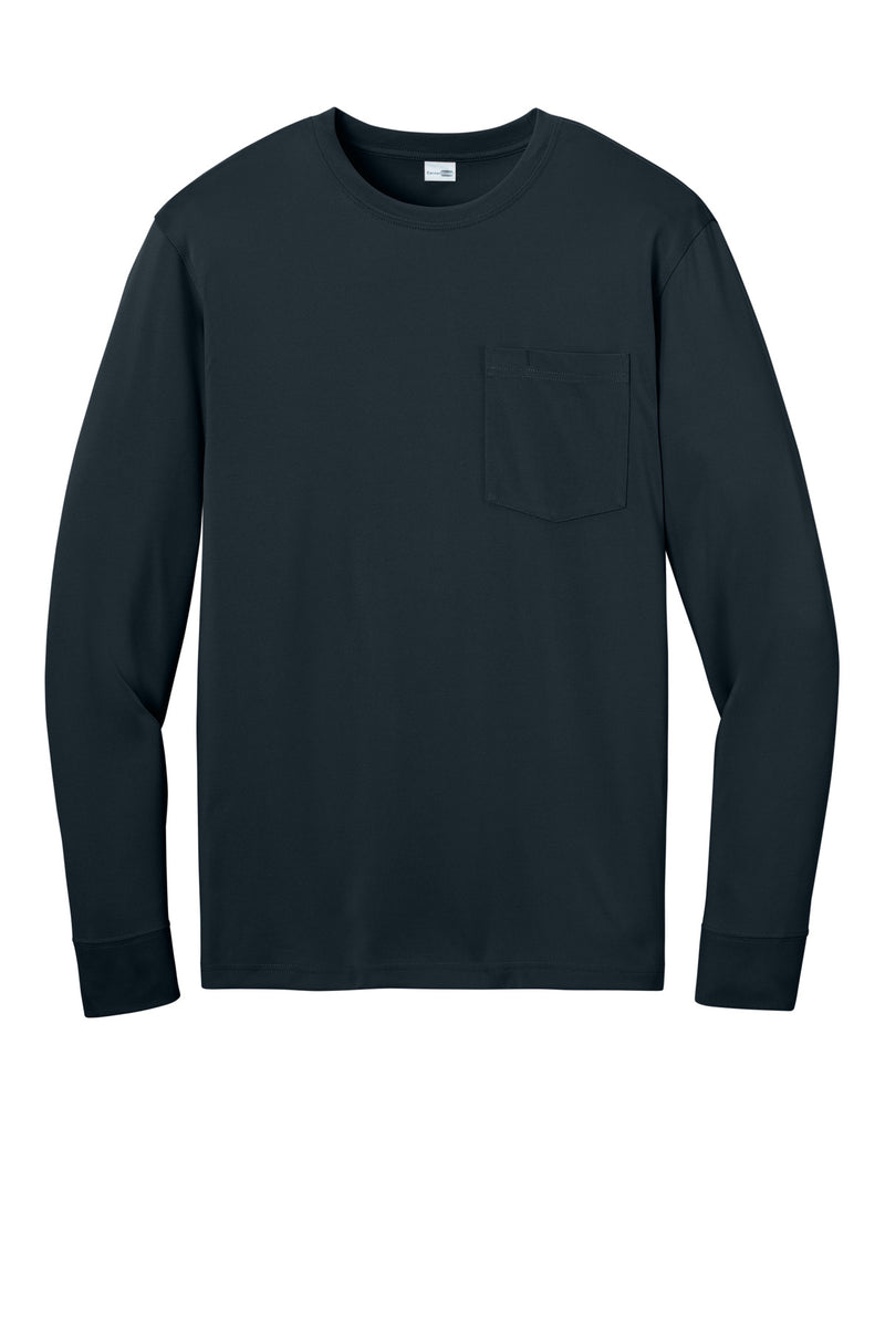 CornerStone Workwear Pro Long Sleeve Pocket Tee - Navy