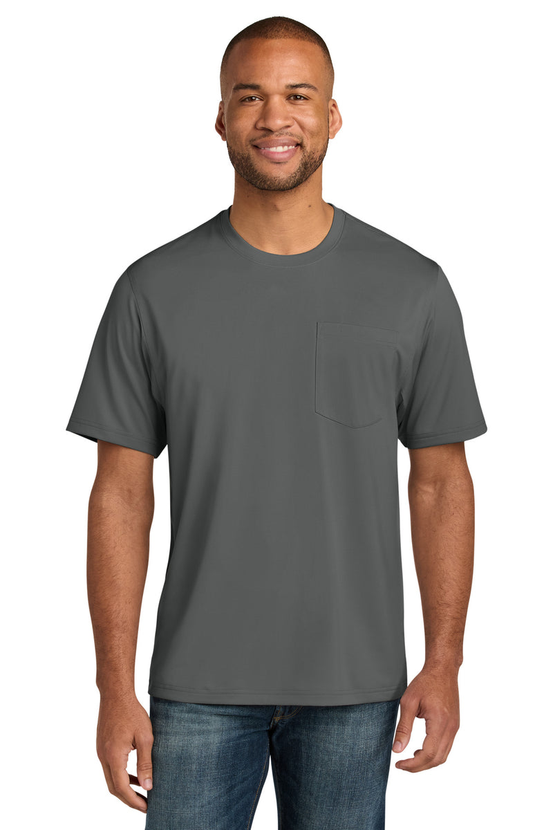 CornerStone Workwear Pro Short Sleeve Pocket Tee - Metal Grey
