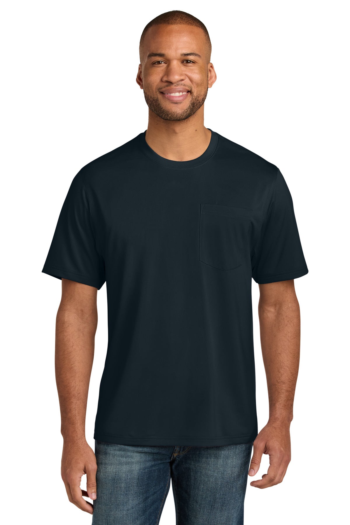 CornerStone Workwear Pro Short Sleeve Pocket Tee - Navy