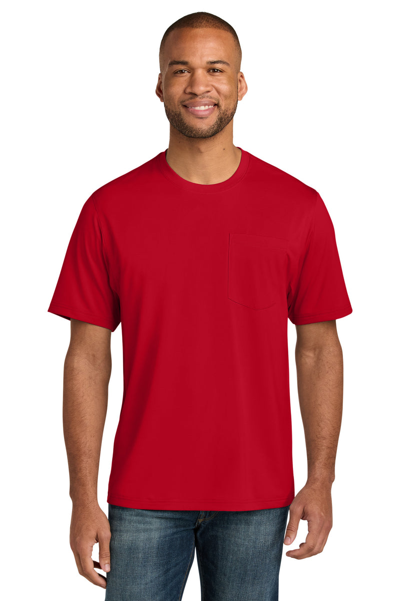 CornerStone Workwear Pro Short Sleeve Pocket Tee - Red