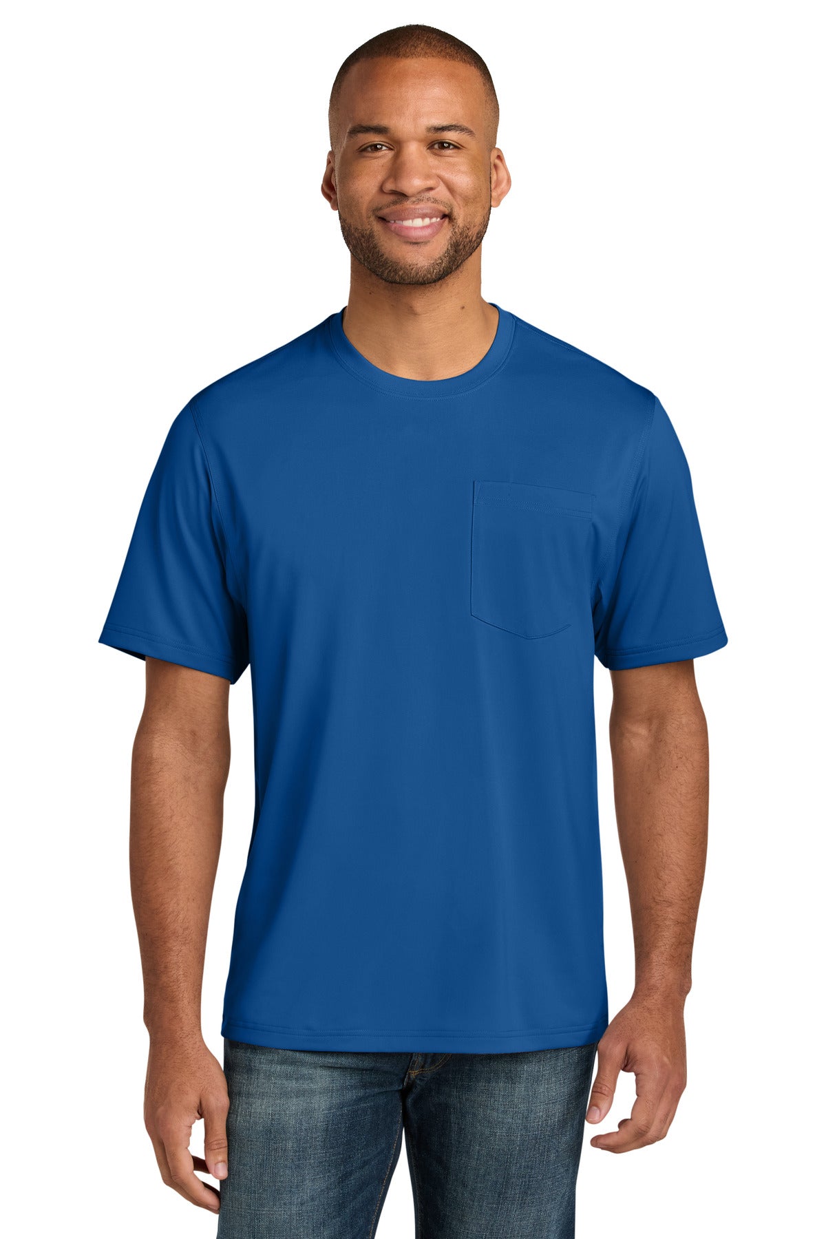 CornerStone Workwear Pro Short Sleeve Pocket Tee - Royal