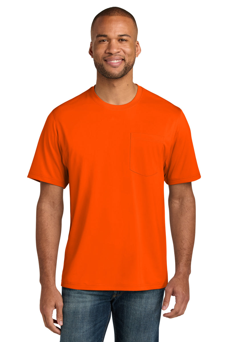 CornerStone Workwear Pro Short Sleeve Pocket Tee - Safety Orange