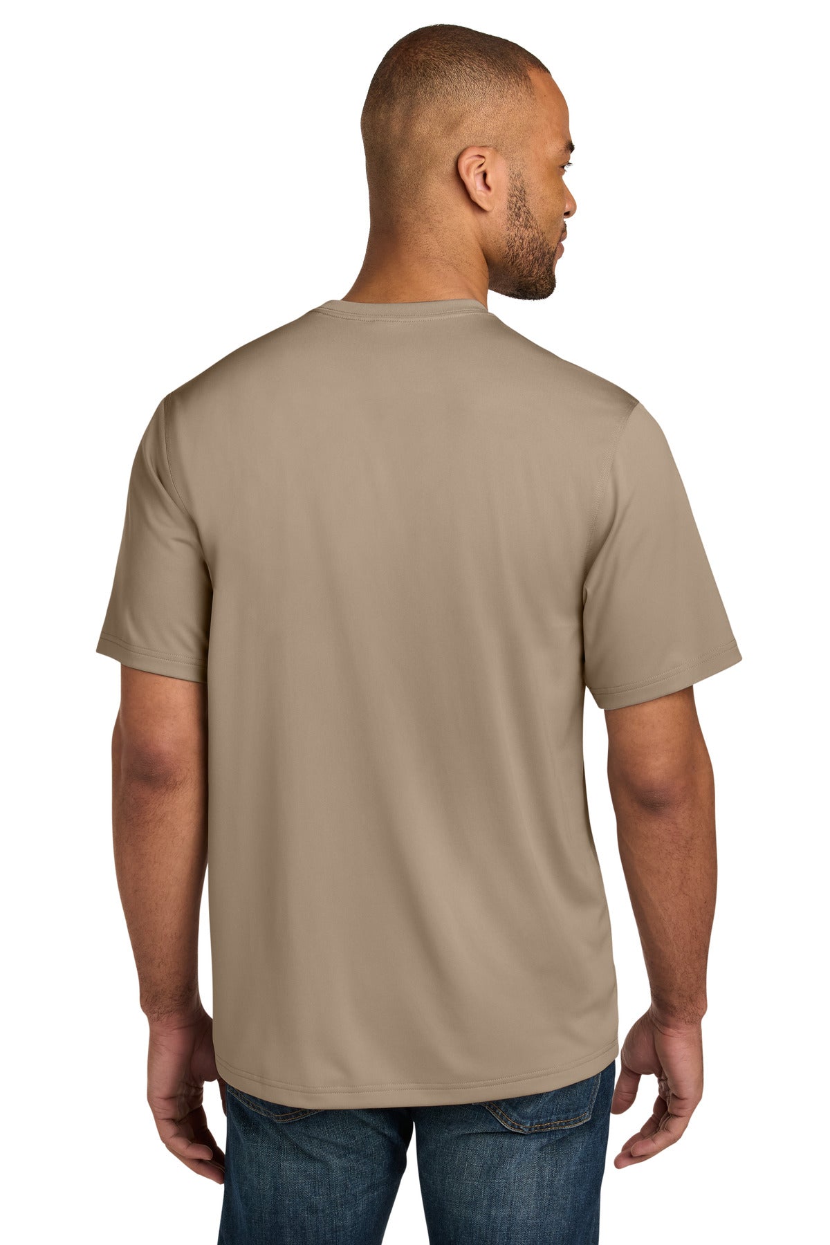 CornerStone Workwear Pro Short Sleeve Pocket Tee - Silver Tan