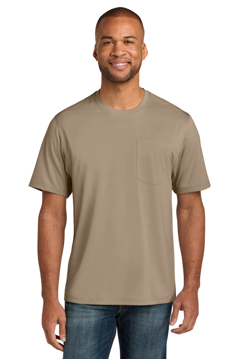 CornerStone Workwear Pro Short Sleeve Pocket Tee - Silver Tan