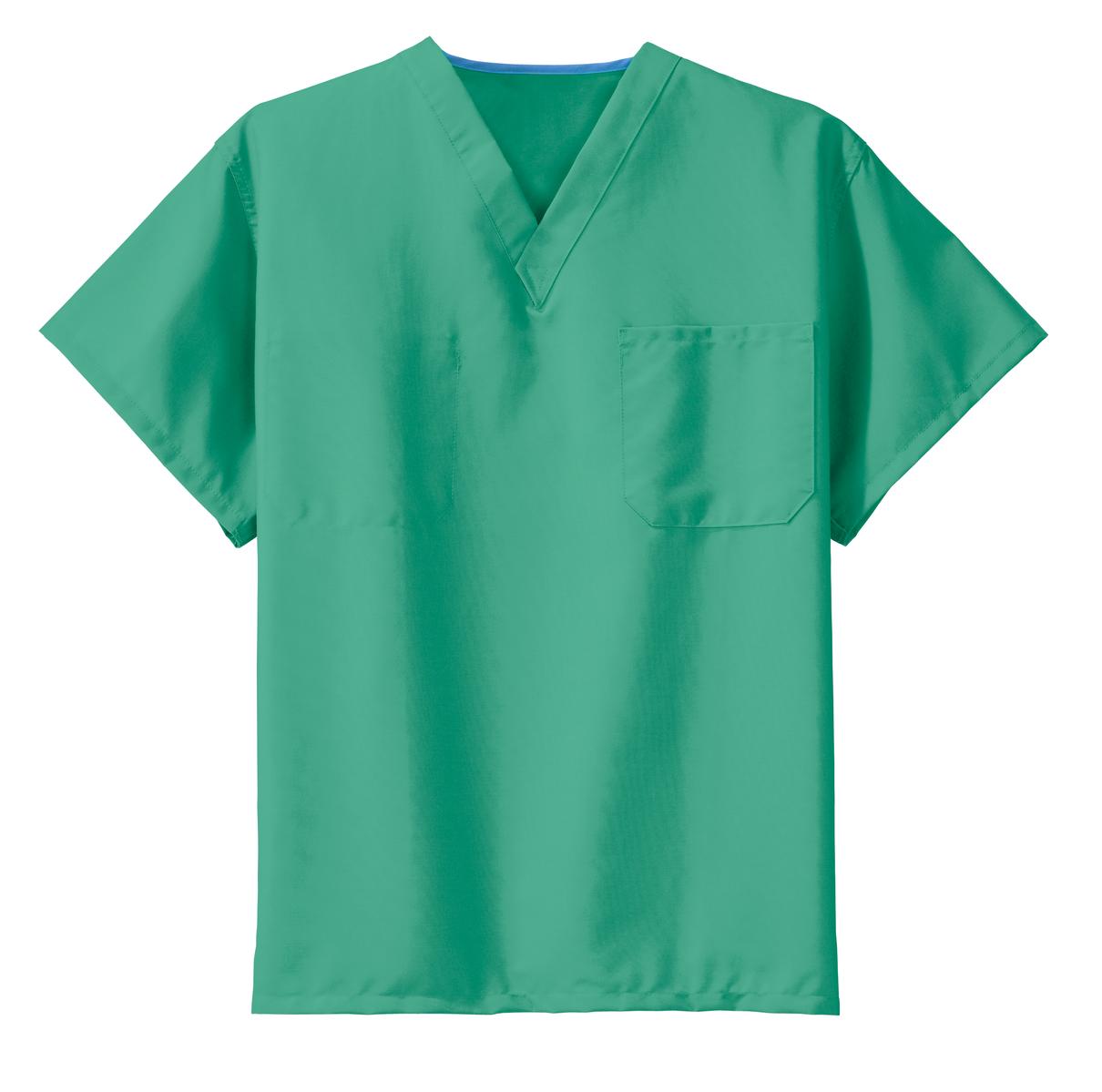 CornerStone - Reversible V-Neck Scrub Top - Jade Green