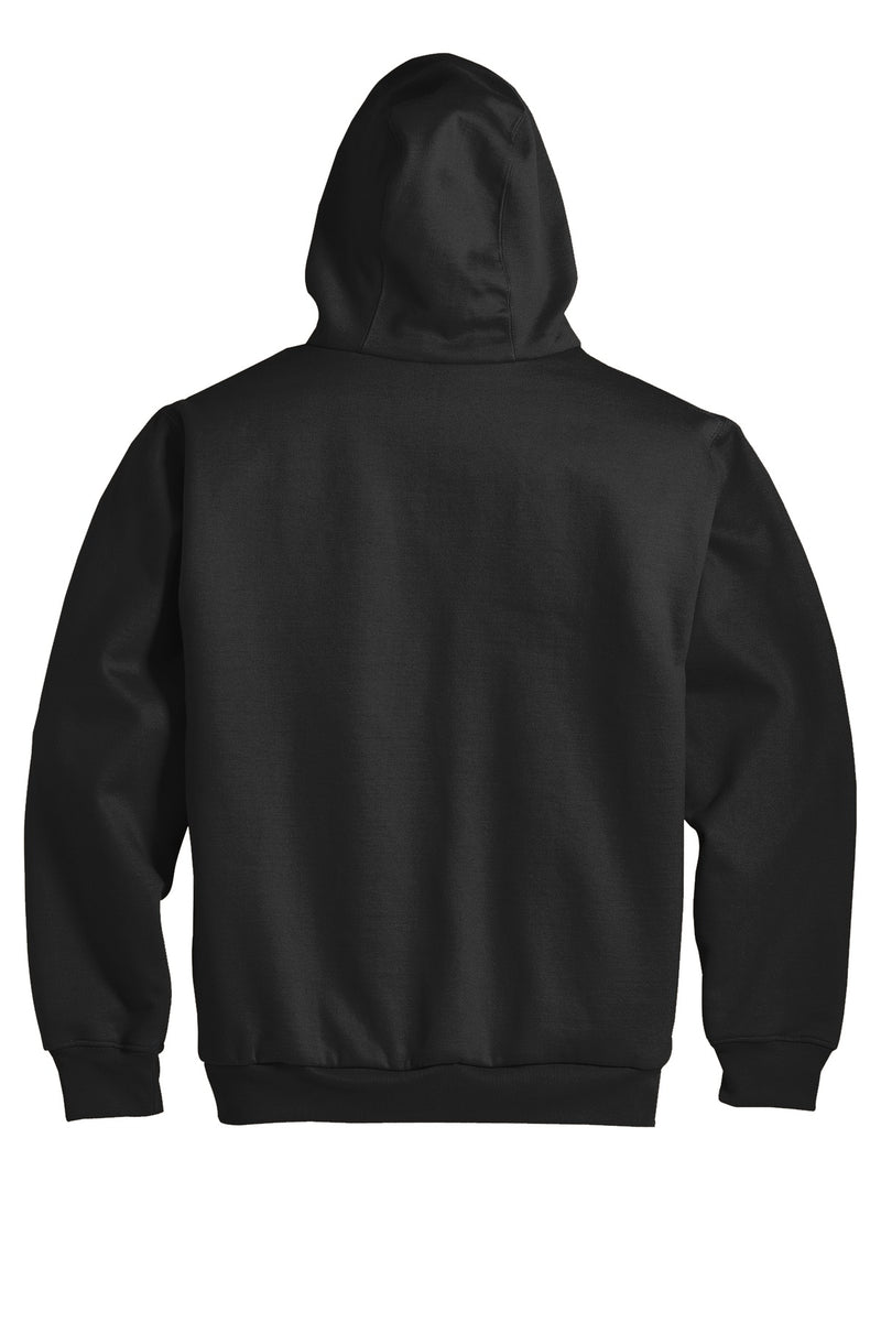 CornerStone - Heavyweight Full-Zip Hooded Sweatshirt with Thermal Lining - Black
